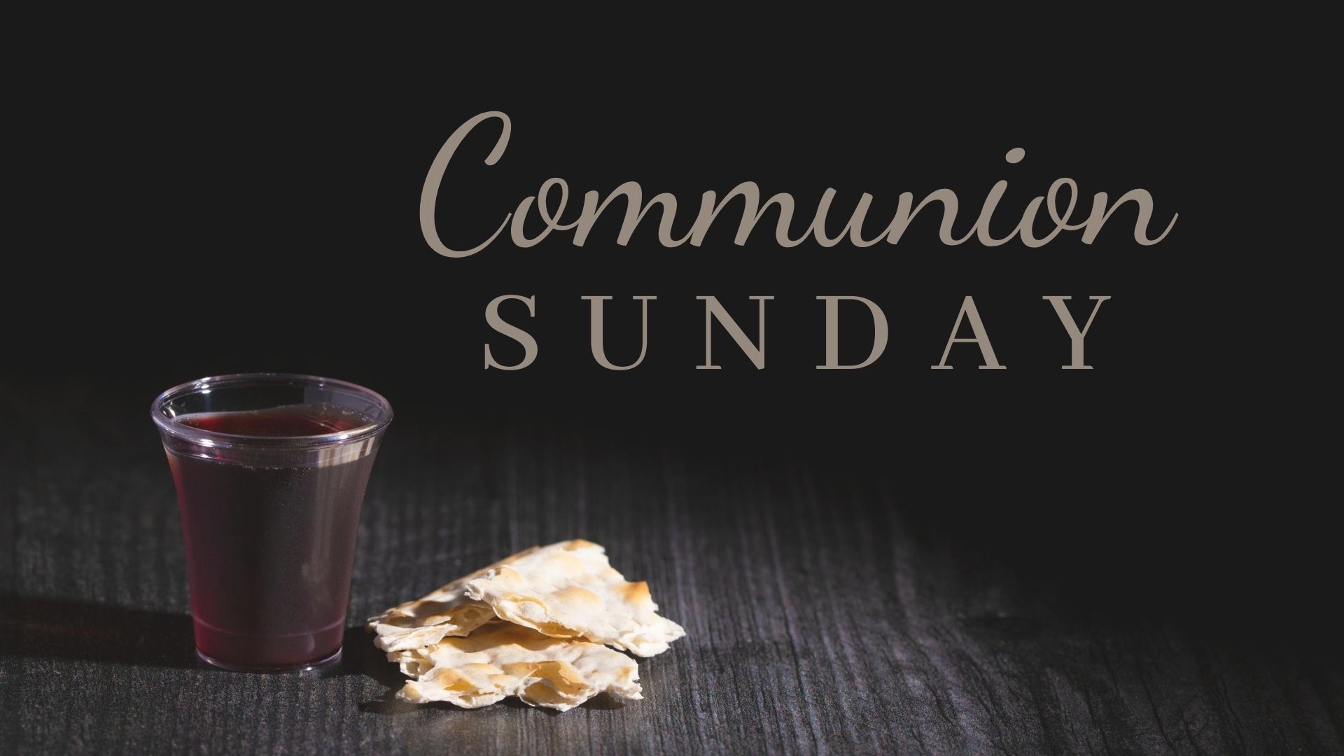 Communion Cedar Run Community Church